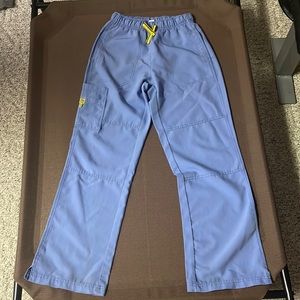 Like New - Small seal blue - WonderWink scrub bottoms